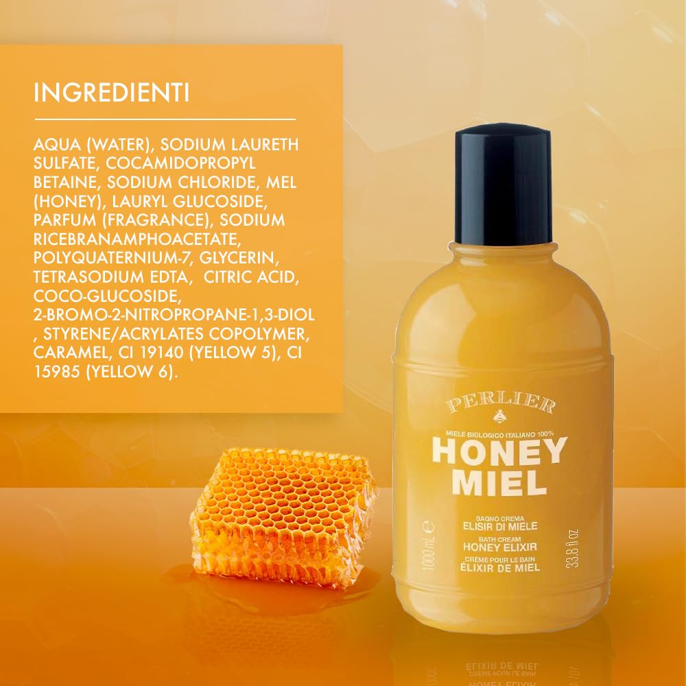 Perlier Honey Miel Bath & Shower Cream 1000ml Beauty and Personal Care Perlier