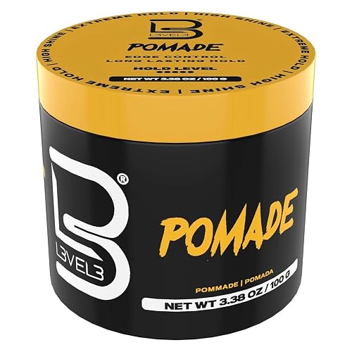 L3 Level 3 Pomade - Improves Hair Strength and Volume Long-Lasting Hold Beauty & Personal Care L3