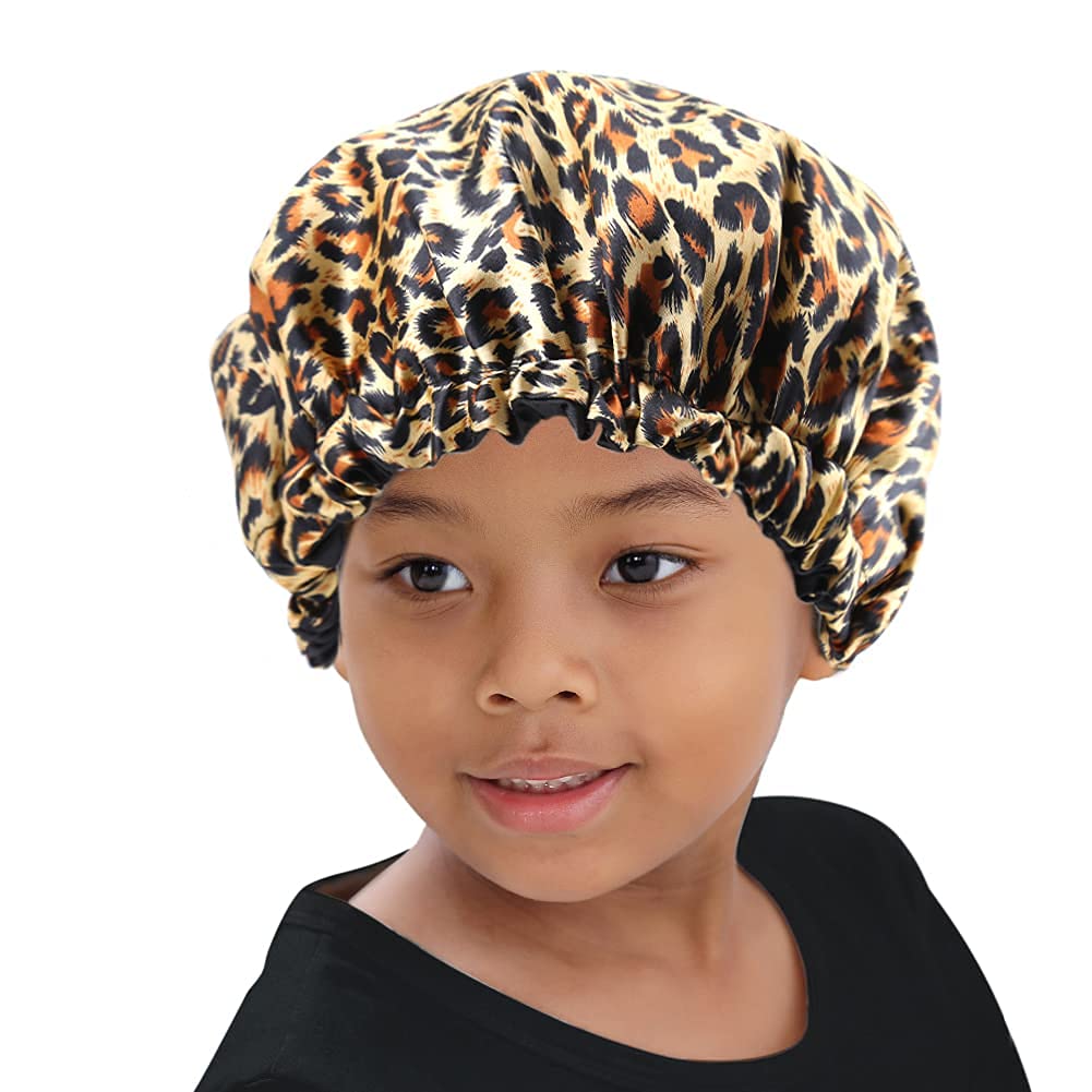 ELIHAIR Kids Satin Bonnet Sleeping Cap for Toddler Child Natural Hair Daily Beauty and Personal Care ELIHAIR