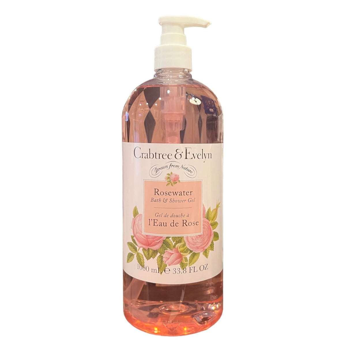 Crabtree & Evelyn Rosewater Bath and Shower Gel Jumbo Size 33.8 Fl Oz Beauty & Personal Care Crabtree & Evelyn