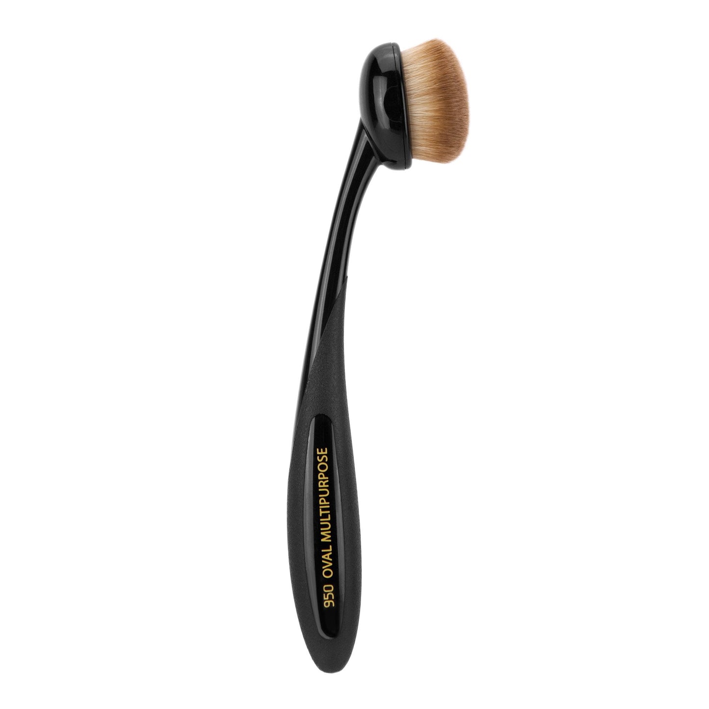 Bdellium Tools Professional Makeup Brush - Studio Series 950 Oval Multipurpose - With Soft Synthetic Fibers, For Blending & Contouring (Black, 1pc) Beauty & Personal Care BDELLIUM TOOLS