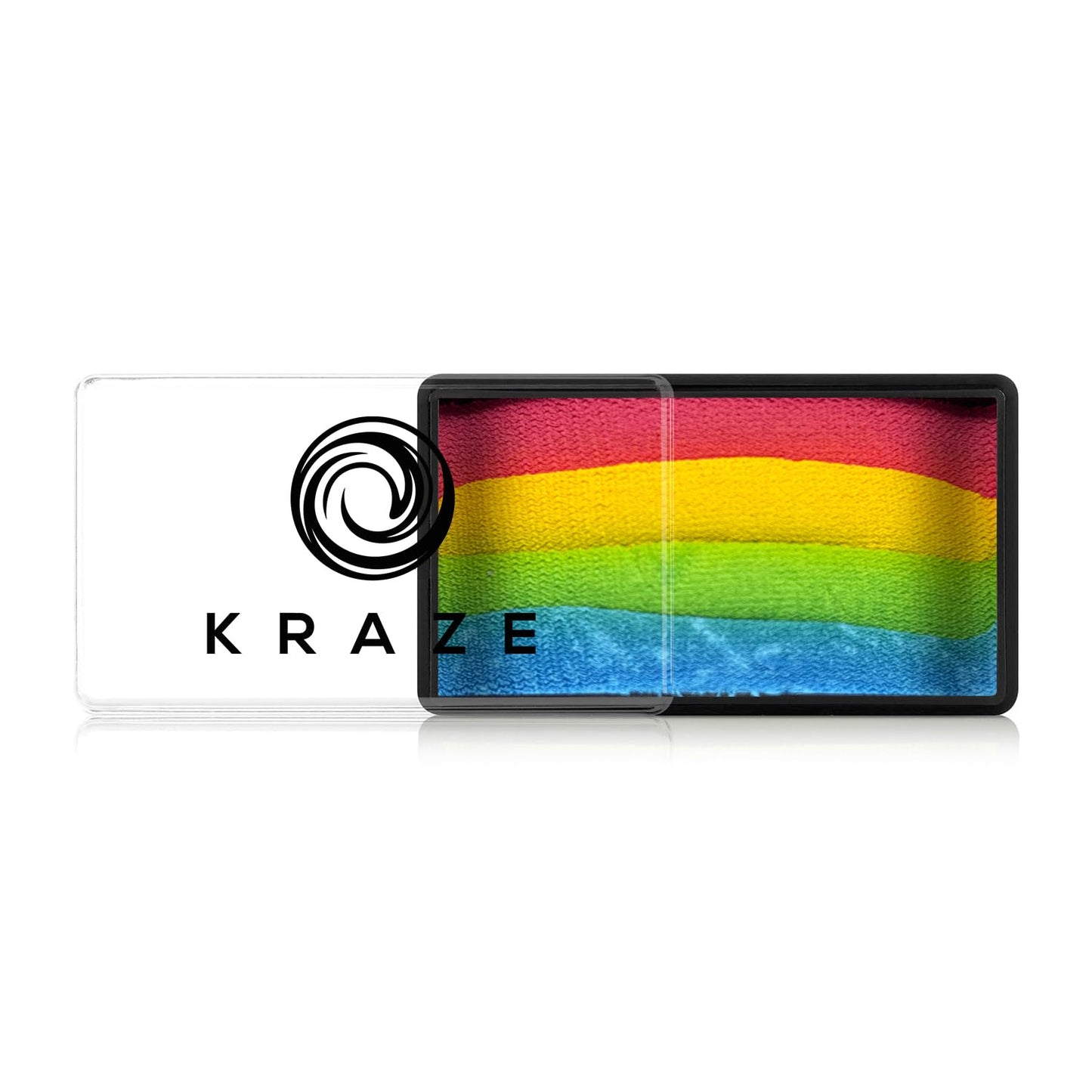 Kraze FX Dome Stroke - Bright Rainbow (25 gm), Professional 1-Stroke Split Cake, Hypoallergenic, Non-Toxic, Water Activated Face & Body Painting Beauty & Personal Care Kraze FX
