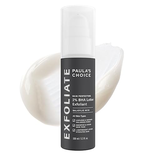 Paula's Choice SKIN PERFECTING 2% BHA Exfoliant Lotion, Salicylic Acid Exfoliant-Facial Exfoliator for Enlarged Pores, Wrinkles & Fine Lines, Suitable Beauty & Personal Care Paula's Choice