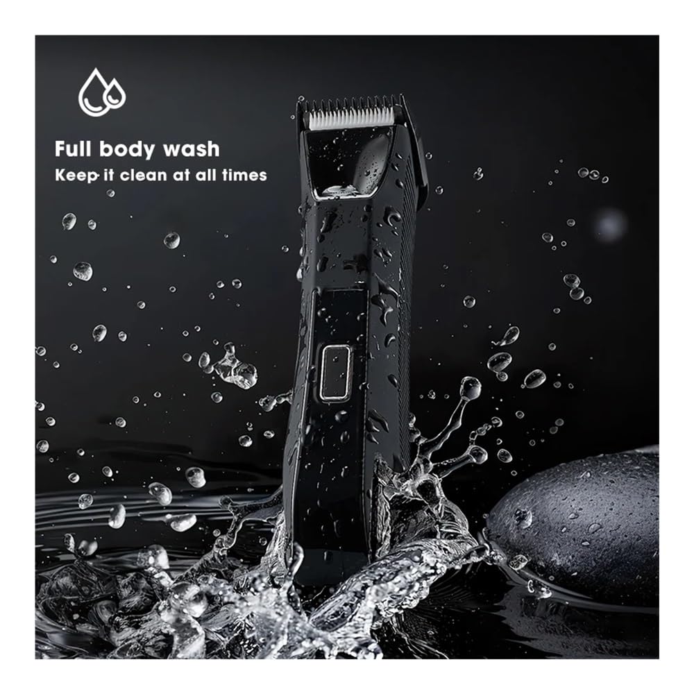 EWKYLSEM Men's 3-in-1 LCD Digital Body Hair Trimmer Automatic Shaver Powerful Clipper, Deep Cleaning Nose Beauty and Personal Care EWKYLSEM
