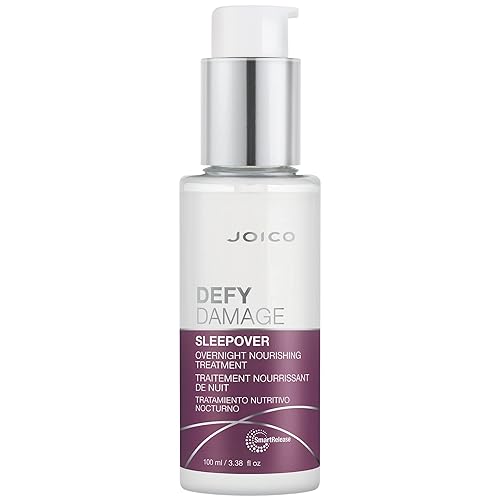 Joico Defy Damage Sleepover Overnight Nourishing Treatment | Instantly Softens & Smooths | Strengthen Bonds | Reduce Breakage & Split Ends | No Rinse Beauty & Personal Care Joico