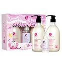Luseta Glossy Pearl Trio Hair Care Set Smoothing & Moisturizing Shampoo and Conditioner Hydrating Hair Oil Detangle,Nourish Strands Add Shine Beauty & Personal Care L LUSETA