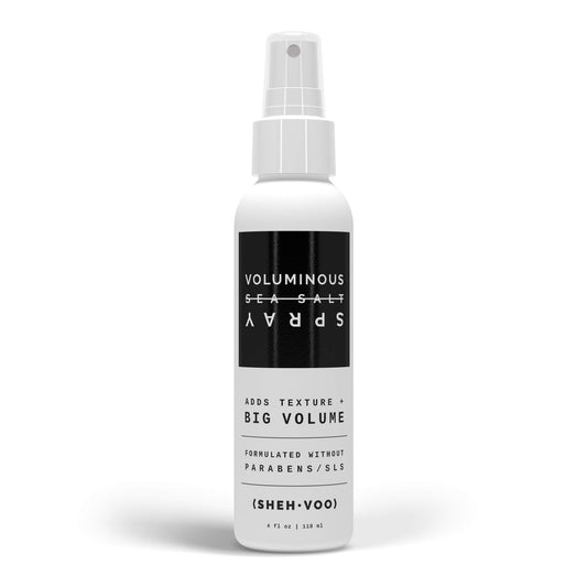 (SHEH•VOO) Sea Salt Spray - Voluminous Texturizing Spray - UV + Heat Protection - Paraben & SLS Free (4 fl oz) Beauty & Personal Care (SHEHVOO)