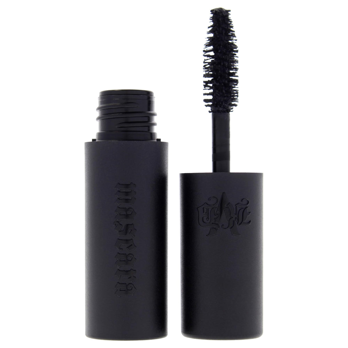 KVD Mini Go Big or Go Home Mascara - Trooper Black - Satin Black, Extreme Vegan Volume, Smooth Glide, Ultra?Black Long?Wear Formula, Fluffy Full Lash