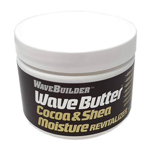 WaveBuilder Cocoa & Shea Wave Butter Moisture Revitalizer, 4.8 oz (Pack of 4) Beauty & Personal Care WAVEBUILDER