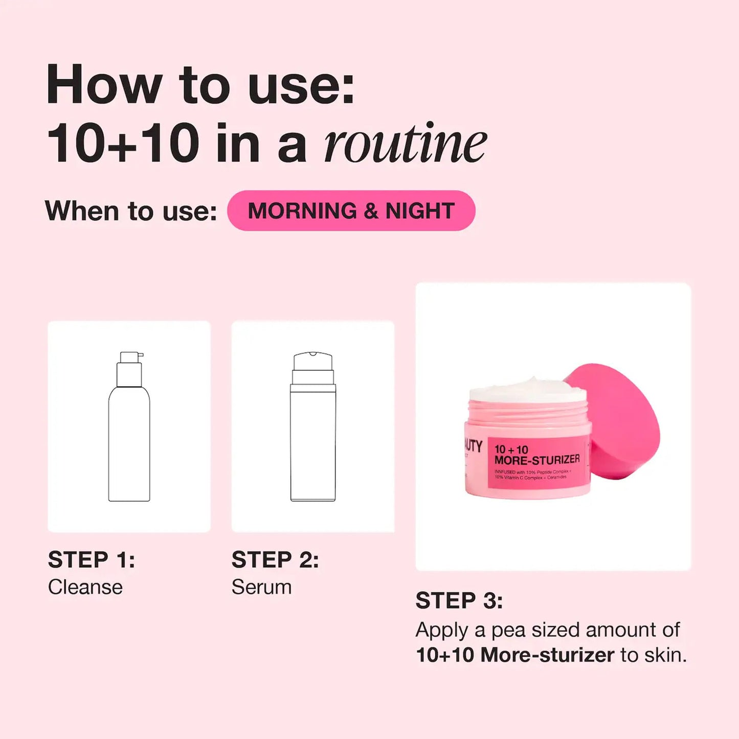 Innbeauty Project 10+10 Daily Moisturizer with 10% Vitamin C + 10% Peptide Complex + Ceramides, 1.7 OZ (50ml) Beauty & Personal Care Innbeauty Project