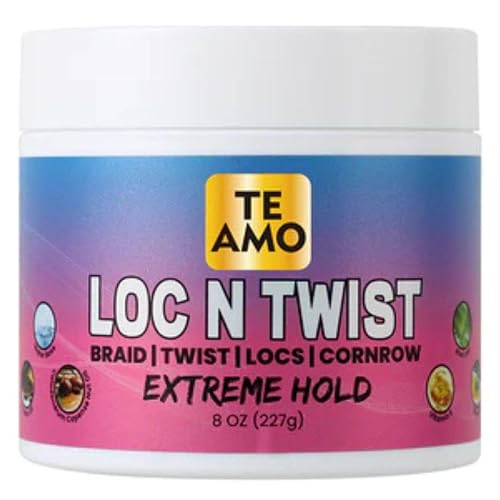 Te Amo Braiding Gel - Extreme Hold Braid | Cornrows | Long-Lasting Braiding Gel | Lock N Twist | No Flaking, High Shine for Braids, Locs, Twists Beauty & Personal Care Te Amo