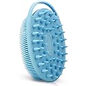 Upgrade 2 in 1 Bath and Shampoo Body Brush, Silicone Body Scrubber for Use in Shower, Exfoliating Body Brush, Premium Silicone Loofah, Head Scrubber Beauty & Personal Care WETANG