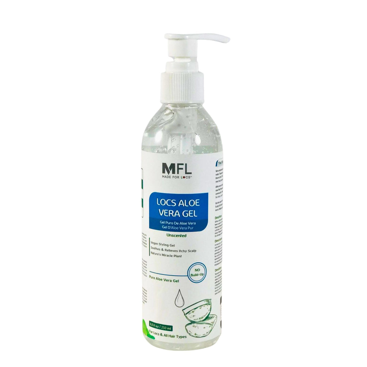 Locs Vegan Aloe Vera Soothing & Styling Gel | 8 oz Beauty & Personal Care MFL MADE FOR LOCS