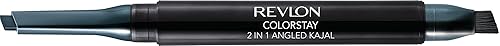 Revlon ColorStay 2-in-1 Angled Kajal Eyeliner, Waterproof Eye Makeup with Smudge Brush for Smokey Eyes, Evergreen (103), 0.01 oz Beauty & Personal Care REVLON