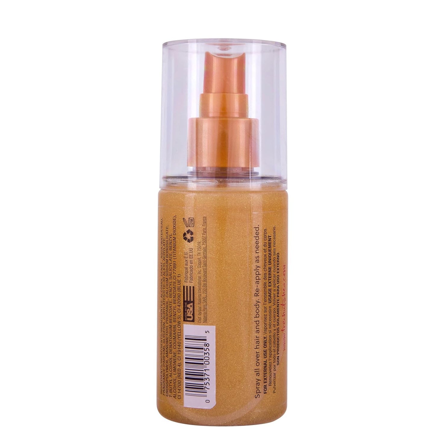 Tree Hut Tropic Glow Hair & Body Mist, Hydrating & Alcohol-Free, Light Shimmer Body Spray with Almond, Golden Amber, and Sandalwood Notes Beauty & Personal Care Tree Hut