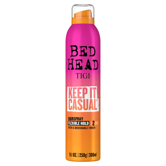 TIGI Bed Head Keep It Casual Hair Spray, Flexible Hold with Brushable Finish for Frizz and Static Control, 9.1 oz Beauty & Personal Care TIGI