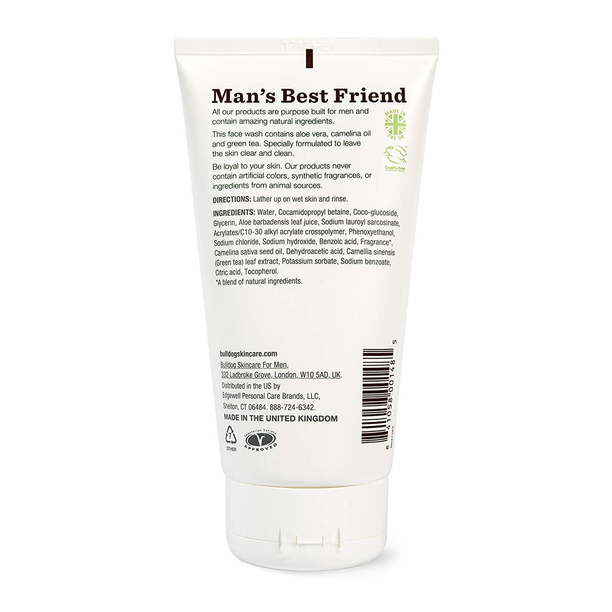 Bulldog Skincare and Grooming For Men Original Face Wash, Pack of 2, 5 Ounce Beauty & Personal Care BULLDOG
