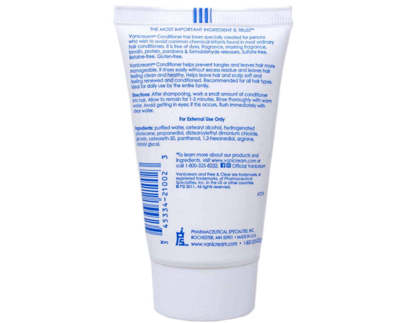 Vanicream Shampoo and Conditioner, 2 Ounce Travel Size Combo Set Beauty & Personal Care Vanicream