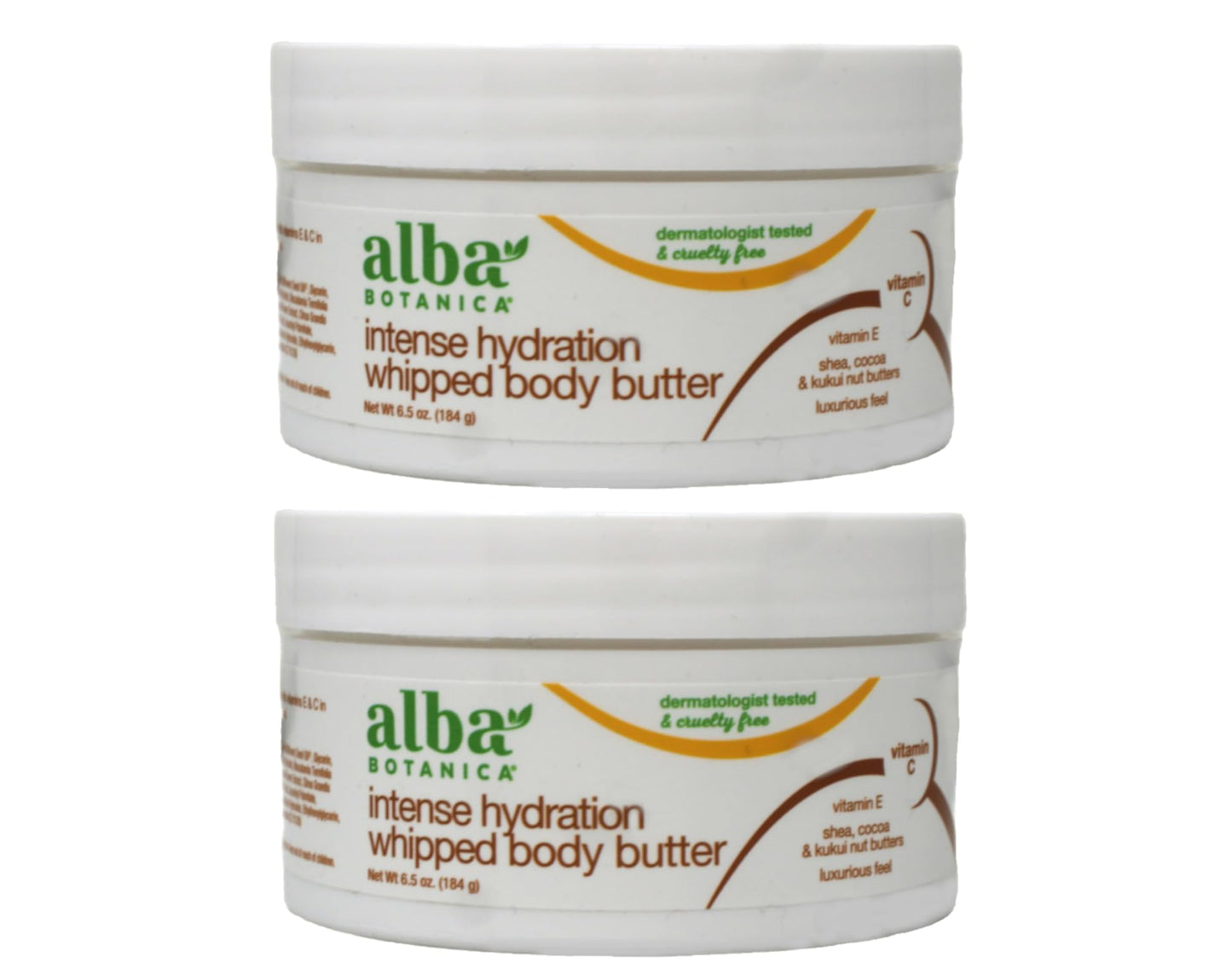 Alba Botanica Kukui Nut Body Cream, 6.5-Ounce Bottle (Pack of 2) Beauty & Personal Care Alba Botanica