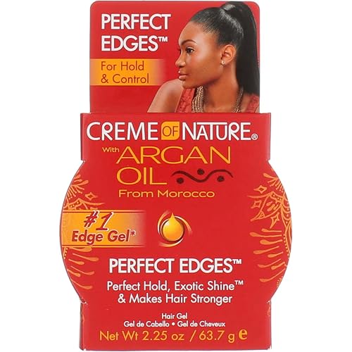 Creme of Nature Argan Oil Perfect Edges Control 2.25 oz. Jar (3 Pack) Beauty & Personal Care Creme of Nature