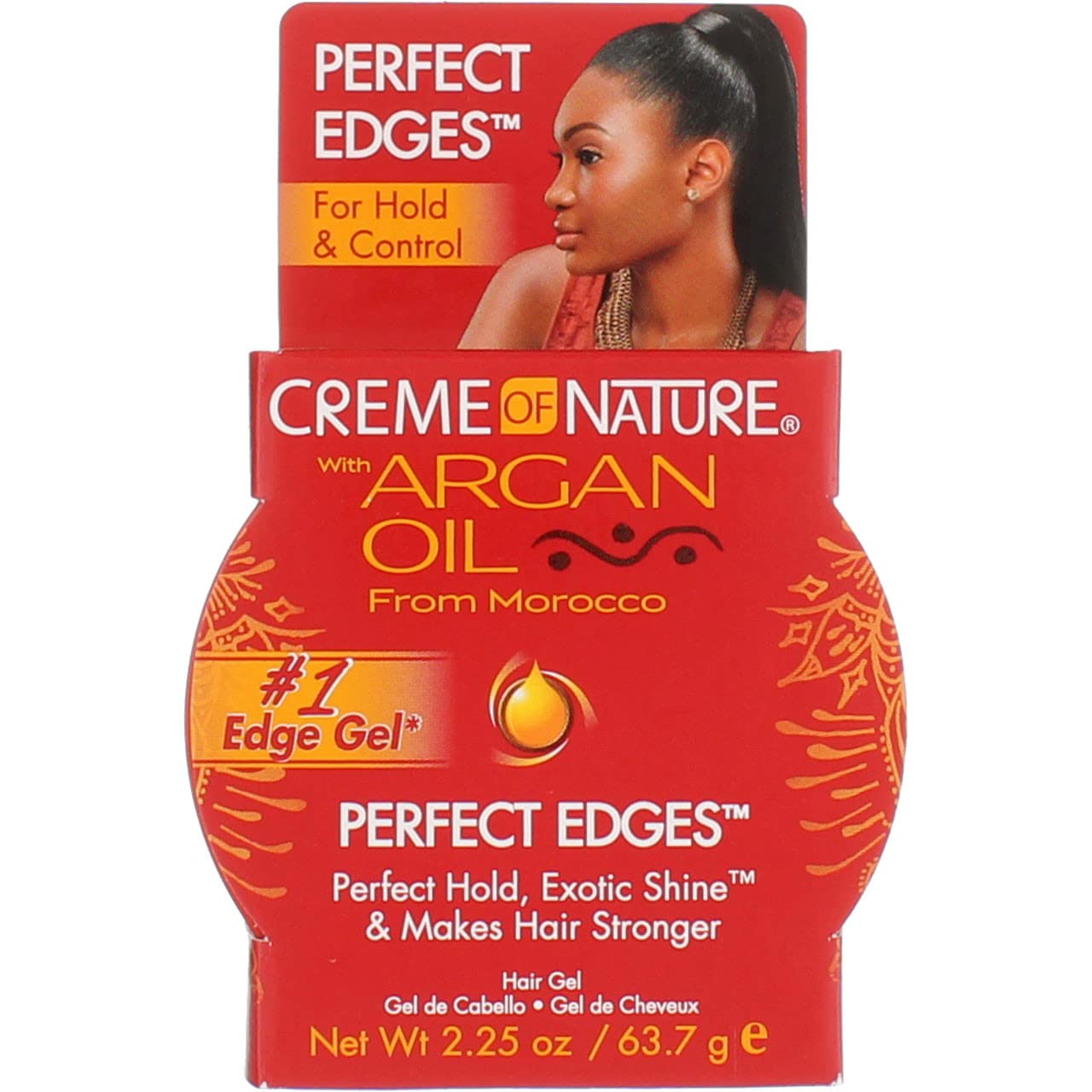 Creme of Nature Argan Oil Perfect Edges Control 2.25 oz. Jar (3 Pack) Beauty & Personal Care Creme of Nature