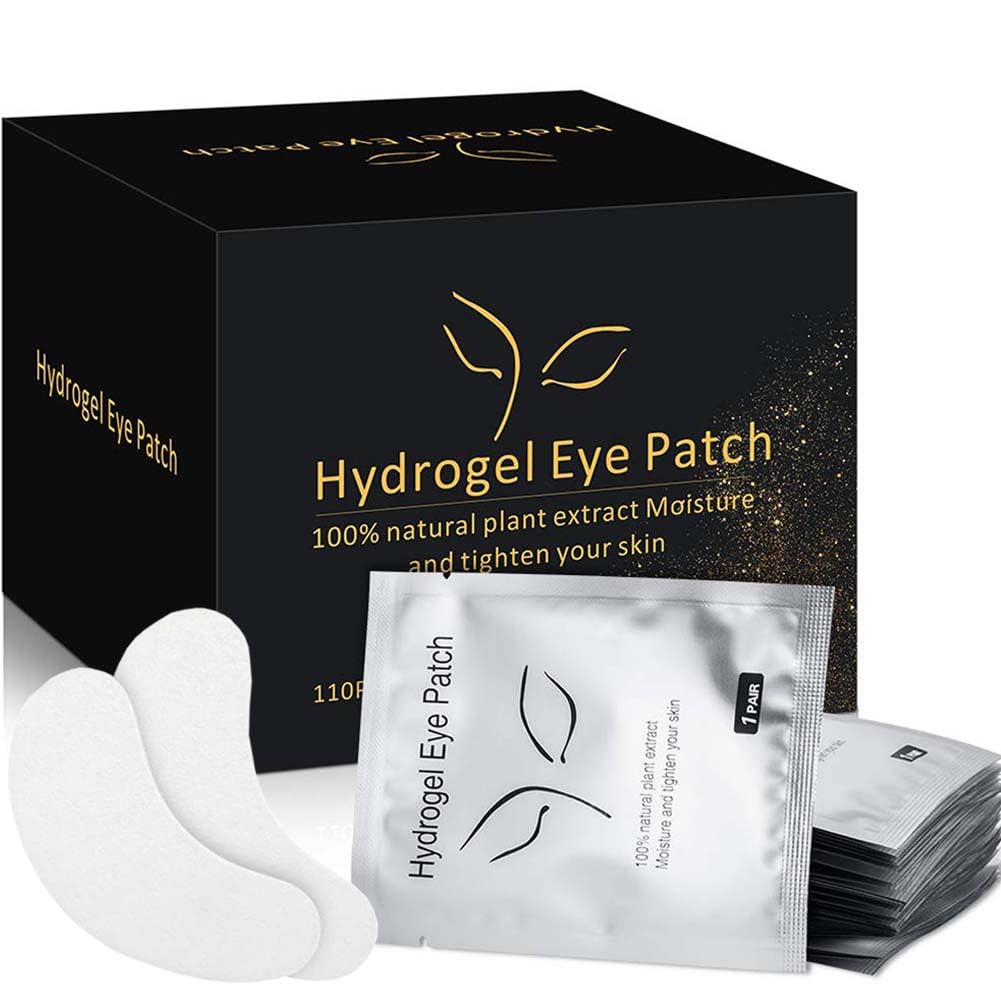 Ocim 100 Pairs Under Eye Pads Lash Extensions,Hydrogel Gel Eye Patches for Lashes Extension/Eyelash Tinting Beauty and Personal Care Ocim Default Title