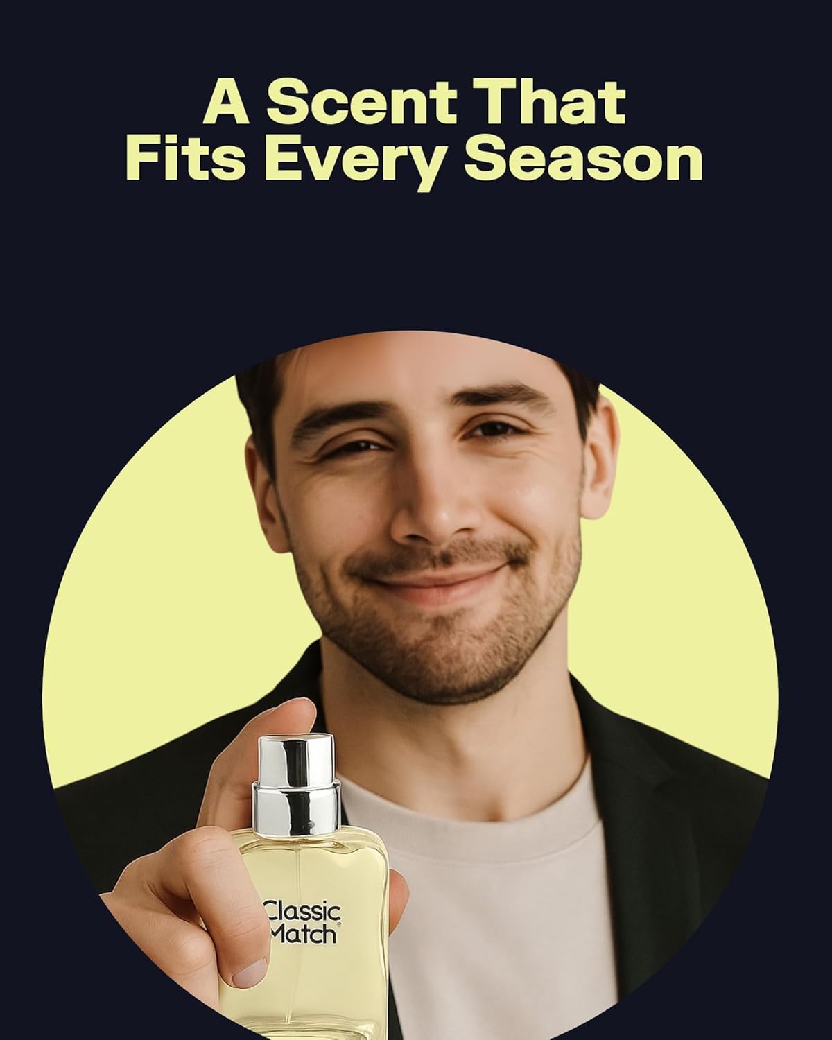 PB ParfumsBelcam Classic Match CM Eau De Toilette Spray, Fresh and Elegant Fragrance for Men, Woody and Floral Notes, Long-Lasting Scent, Men’s Beauty & Personal Care PB ParfumsBelcam