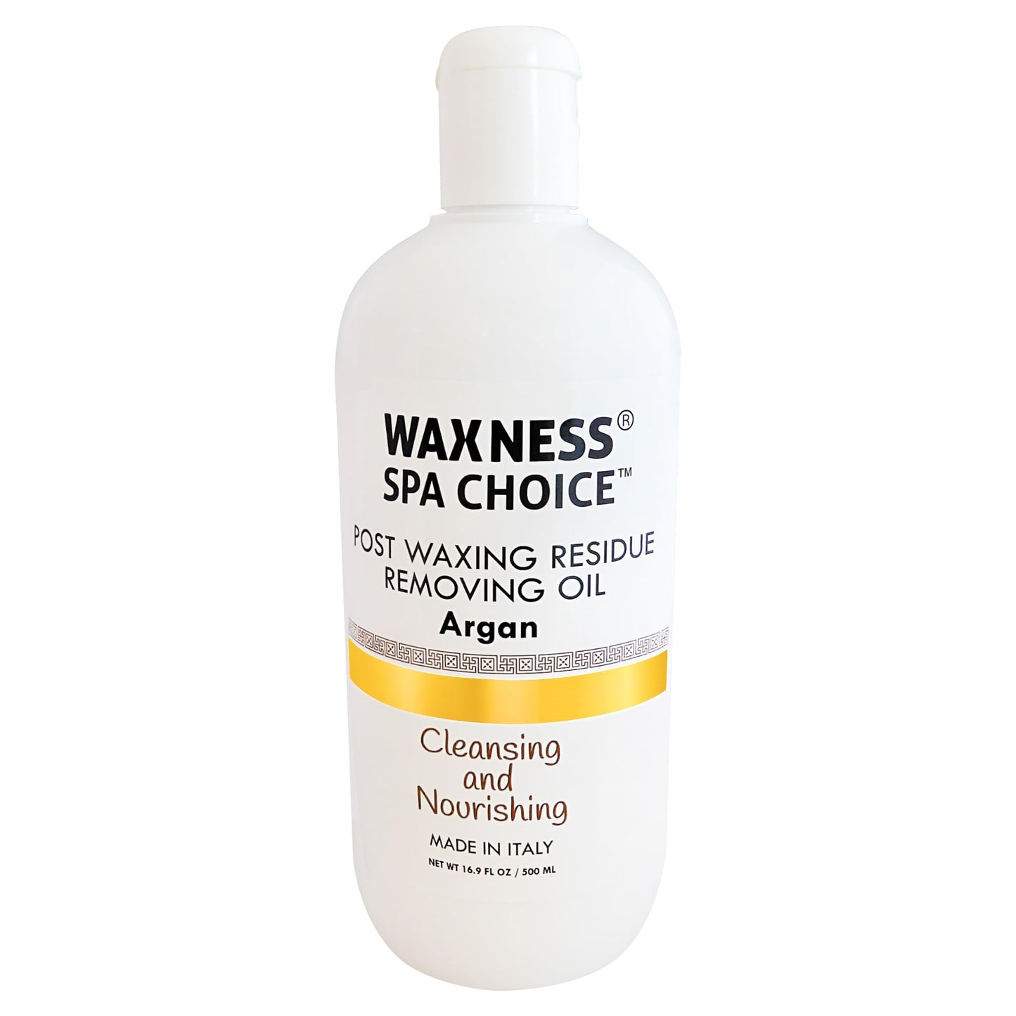Waxness Spa Choice Post Waxing Residue Removing Oil Argan 16.9 fl oz / 500 ml Beauty and Personal Care Waxness