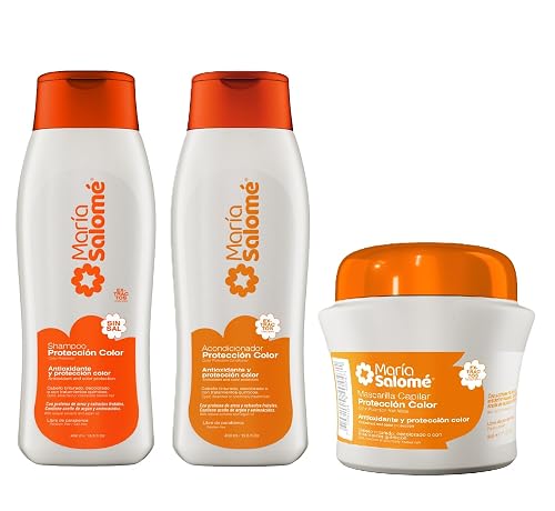 María Salomé Maria Salome Color Care protection Kit for Dyed, Bleached or Chemically treated Hair - Shampoo 13.5 fl.oz. + Conditioner 13.5fl.oz. + Beauty & Personal Care Maria Salome