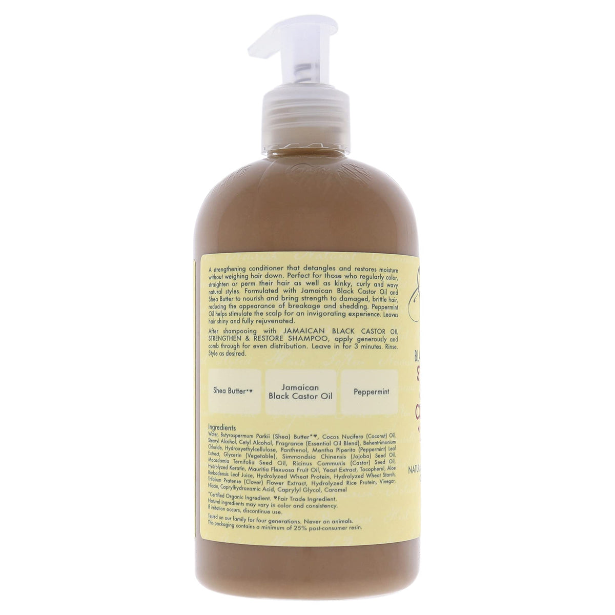 Shea Moisture Jamaican Black Castor Oil Strengthen and Restore Conditioner for Unisex - 13 oz Conditioner
