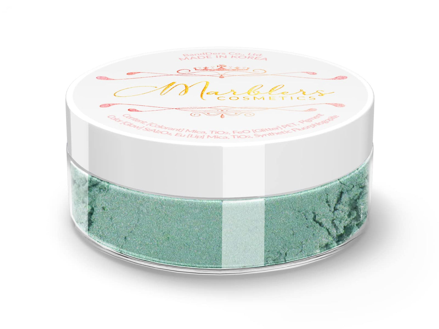 MARBLERS Fine Natural Mica Powder [Eggshell Mint] 0.11oz (3g) | Highly Pigmented | Non-Toxic, Vegan, Cruelty-Free | Eyeshadow, Body Butter, Nail Beauty & Personal Care MARBLERS