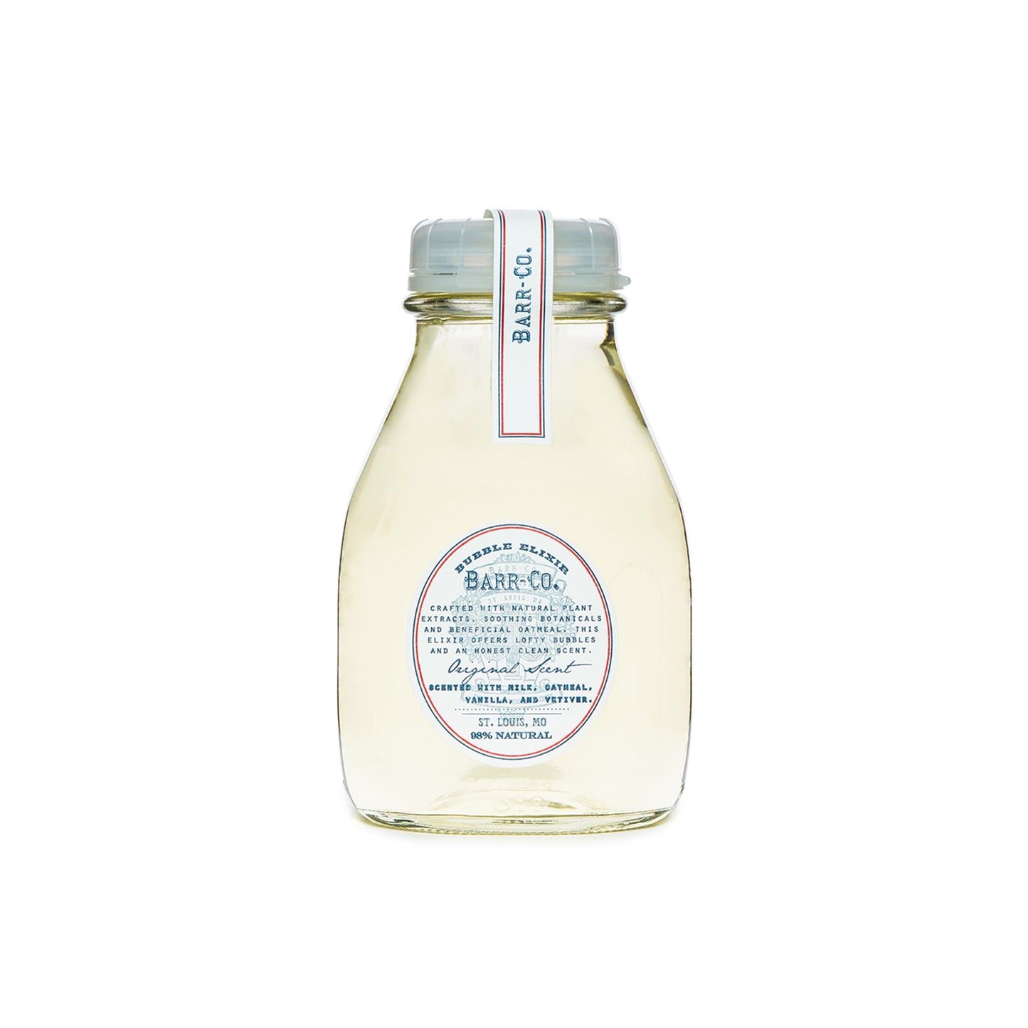 Barr-Co. Original Scent Bubble Bath Elixir, Vanilla Coconut Bath Soap with Oatmeal and Vetiver, Relaxing Bath Products for Women & Men, Natural Bath Beauty and Personal Care BARR-CO