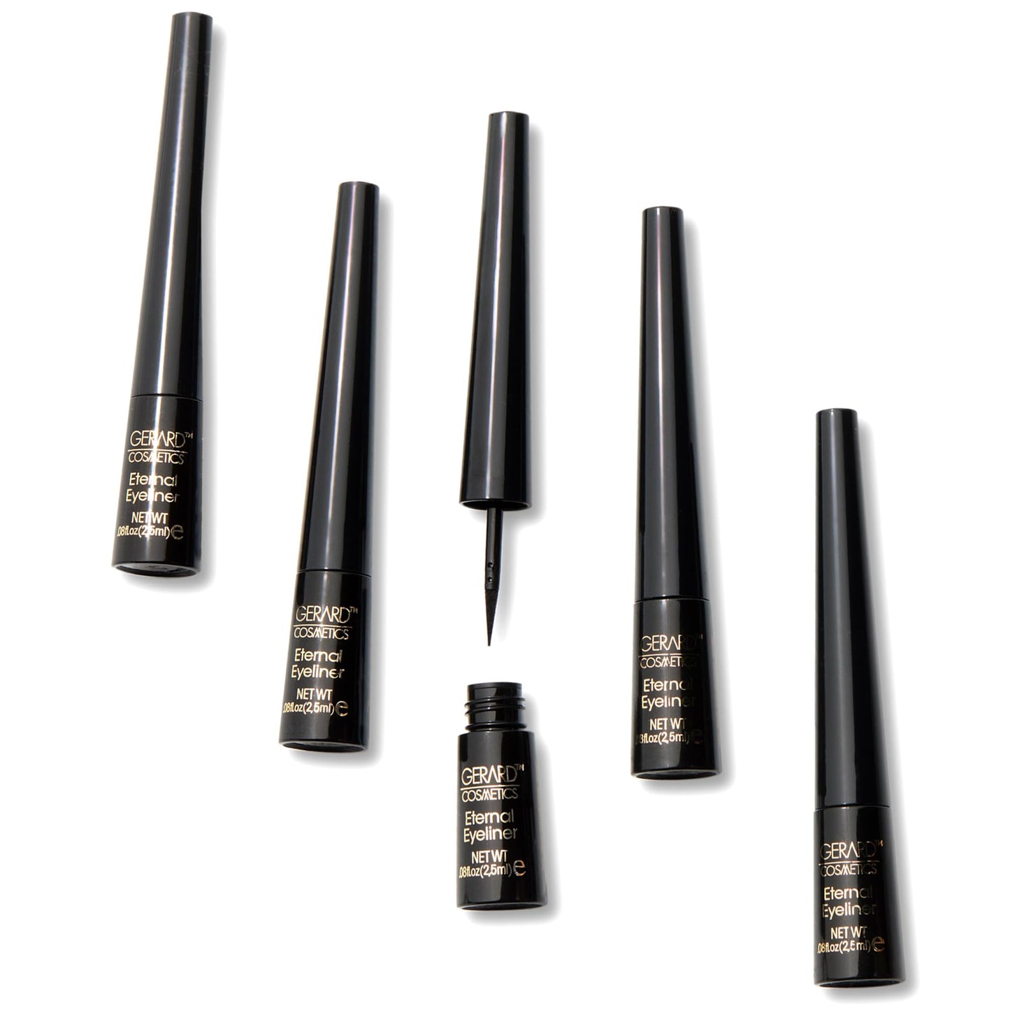 Gerard Cosmetics Eternal Eyeliner, Ultra Black Liquid Eyeliner with Fine Precision Tip Applicator, Extended Long Wear, Cruelty Free, Waterproof Smudge Beauty & Personal Care Gerard Cosmetics