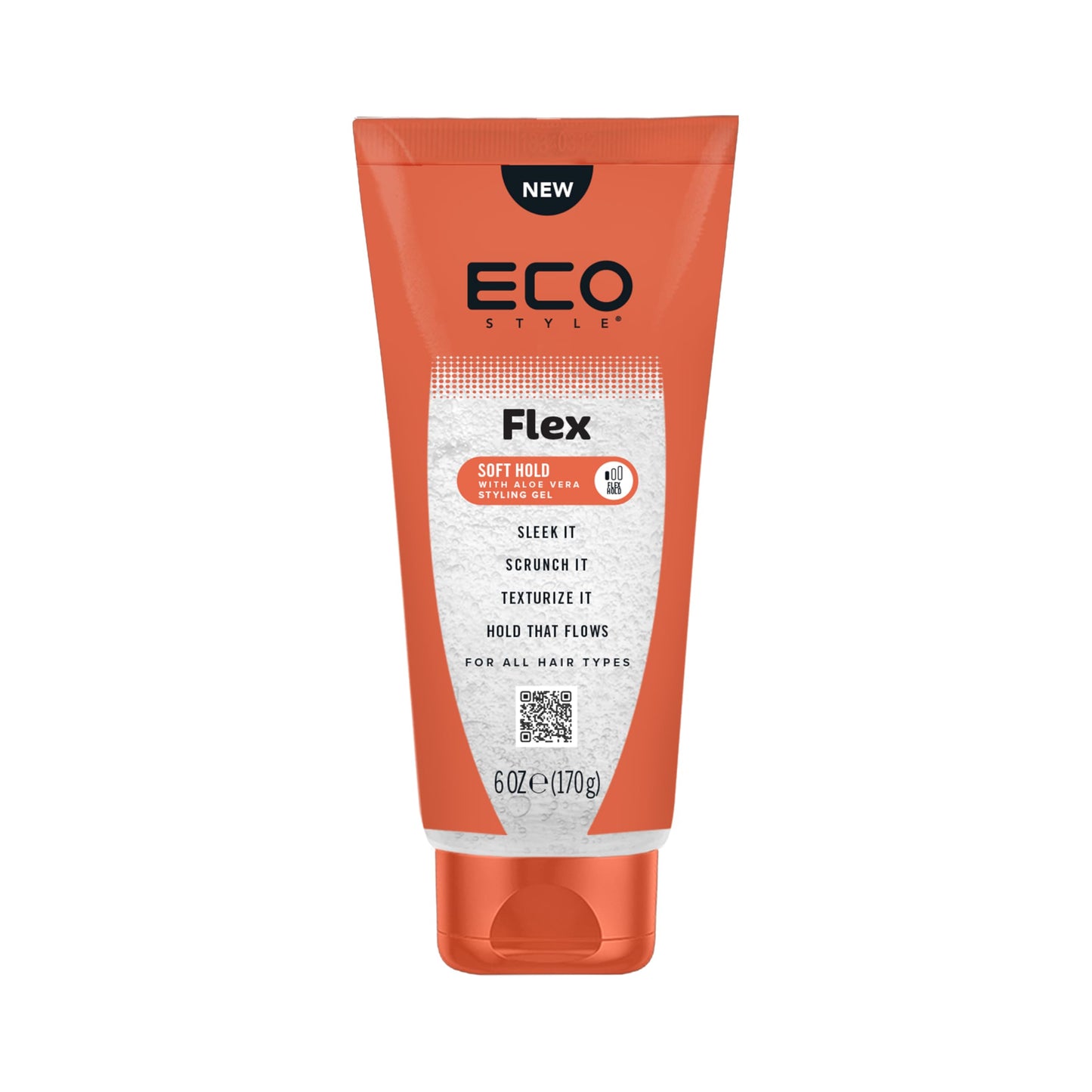 Eco Style Flex Hold Soft Gel with Aloe - Lightweight Alcohol-Free Hair Gel for Shine, Moisture & Control, Defines Curls & Smooths Edges, For All Hair Beauty & Personal Care Eco Style