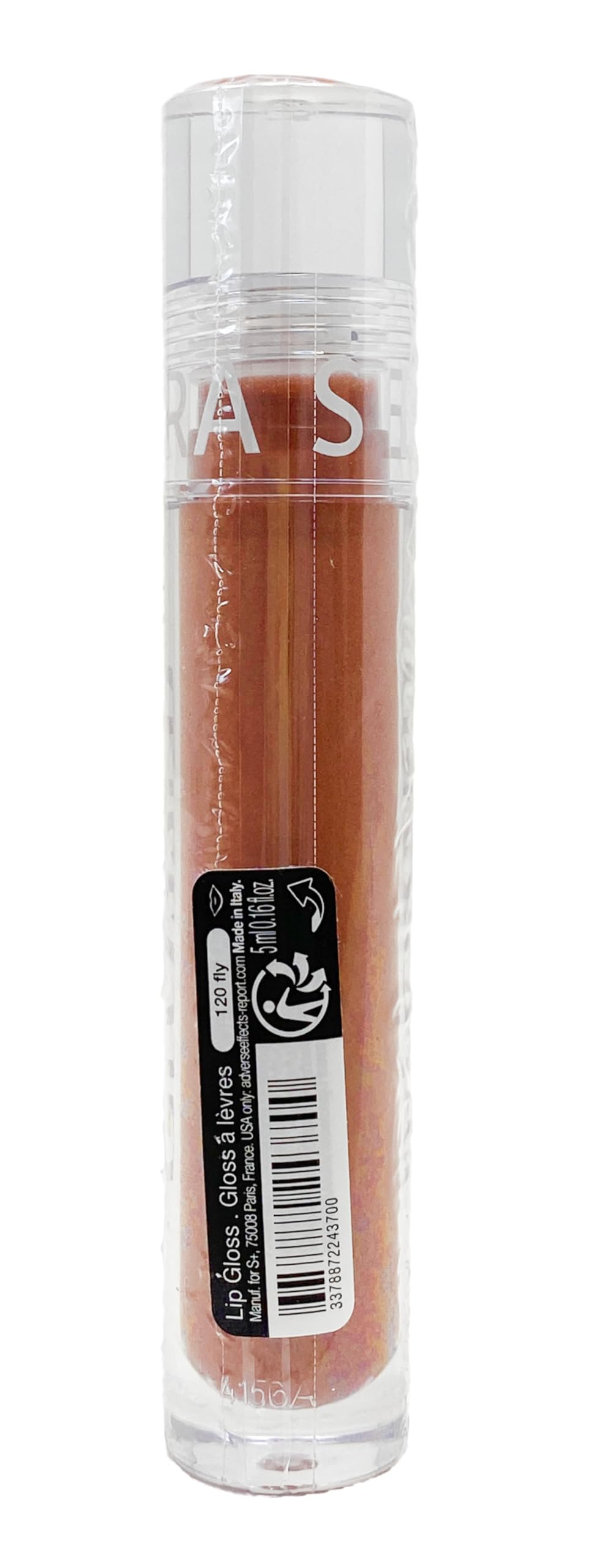 SEPHORA Collection Glossed Lip Gloss - 120 Fly (peachy nude with gold pearls) 0.16 oz / 5 mL Beauty & Personal Care SEPHORA