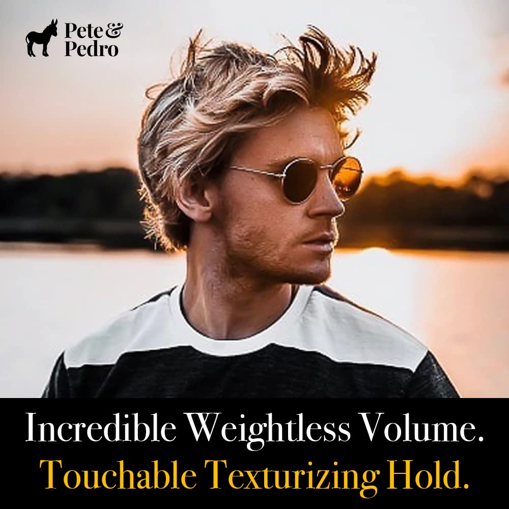 Pete & Pedro SALT - Natural Sea Salt Spray for Hair Men & Women, Adds Instant Volume, Texture, Thickness, & Light Hold | Texturizing & Thickening | As Beauty & Personal Care Pete & Pedro