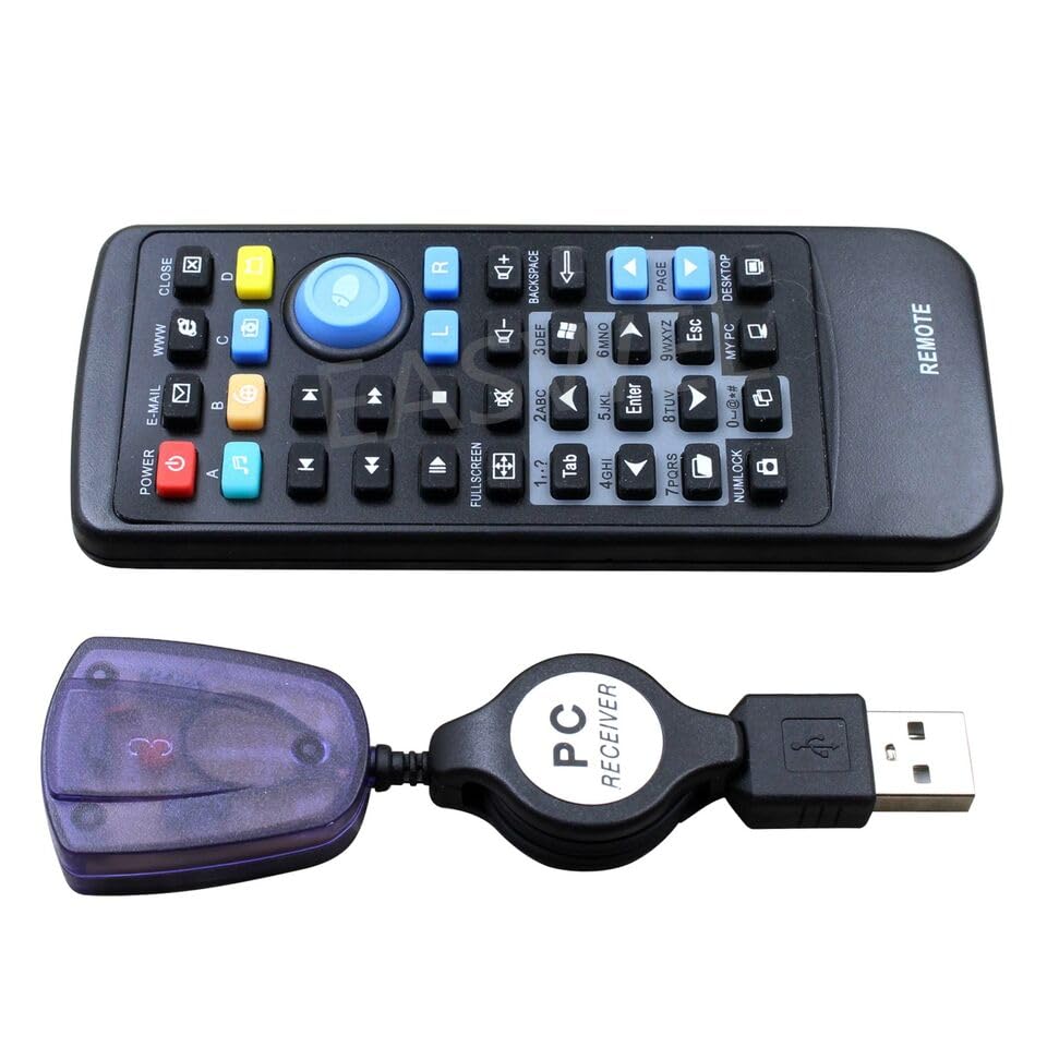Laptop PC Wireless Keyboard Mouse Remote Control Media Center Controller Beauty and Personal Care dreeong