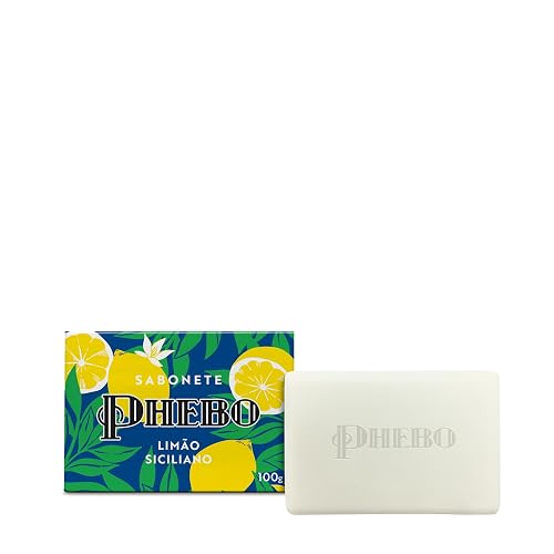 Linha Mediterraneo Phebo - Sabonete em Barra Cremoso Limao Siciliano 100 Gr - (Phebo Mediterranian Collection - Creamy Bar Soap Sicilian Lemon 3.5 net Beauty & Personal Care Phebo