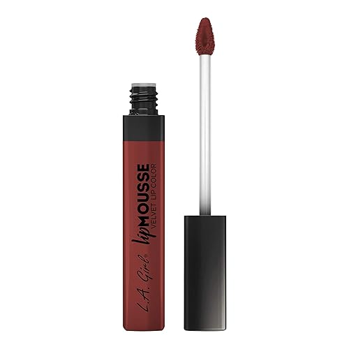 L.A. Girl Lip Mousse Velvet Lip Color, Moody GLC787 Beauty & Personal Care L.A. Girl