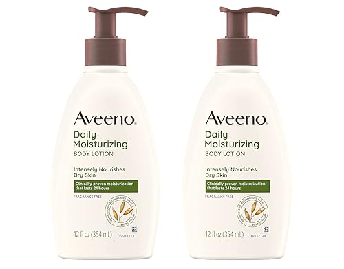 Aveeno Daily Moisturizing Lotion 12 Ounce Pump (354ml) (2 Pack) Beauty & Personal Care Aveeno