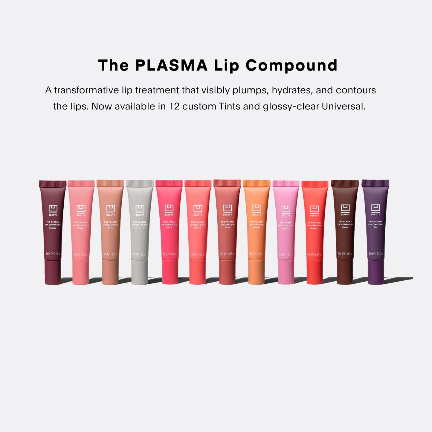 U Beauty The PLASMA Tinted Lip Compound - Anti-Aging & Anti-Wrinkle Lip Gloss, Hyaluronic Acid, Shea Butter & Peptides for Hydration & Plumping, Flush Beauty & Personal Care U Beauty