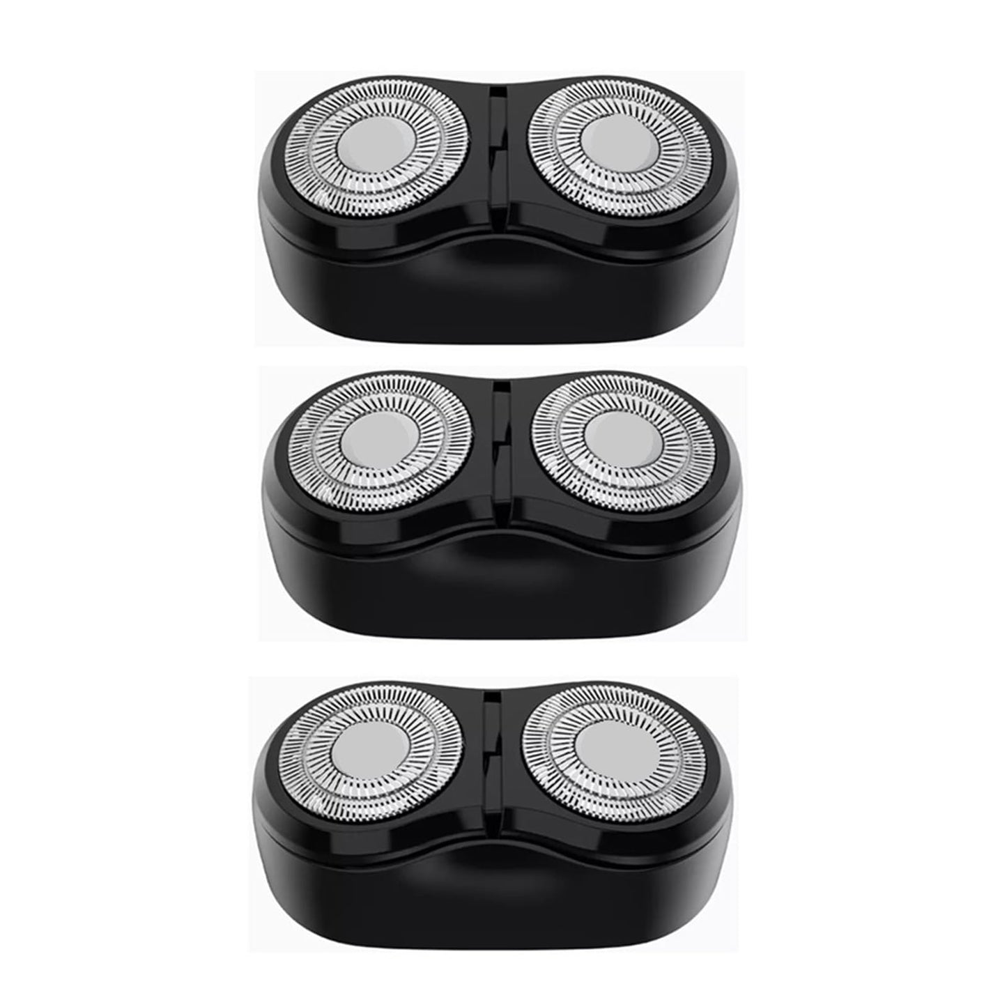 KMRLDGUQ Electric Shaver Head Replace Shaver?Compatible for Xiaomi Mijia?Electric Shaver S100 ??????? ??????? ?????? 2 Floating Head Head(3pcs) Beauty and Personal Care KMRLDGUQ