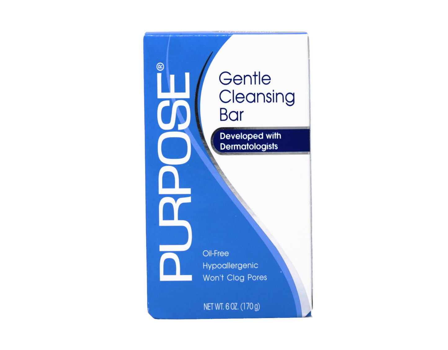 PURPOSE Gentle Cleansing Bar, Gentle As Water, All Skin Types, For Sensitive & Dry Skin, Oil-free, Hypoallergenic, Sulfate-Free, 6 oz Bar Beauty & Personal Care Purpose