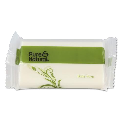 Pure & Natural Body & Facial Soap, 1.5 Oz, Fresh Scent, White, 500/Carton Beauty & Personal Care Pure NATURAL (????????)