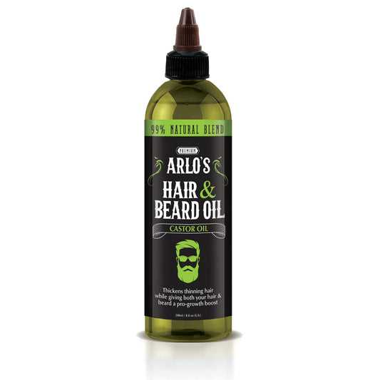 Arlo's Hair and Beard Oil with Castor Oil 8 oz. - Hair Oil, Mustache Oil and Beard Oil Growth Beauty & Personal Care Arlo's
