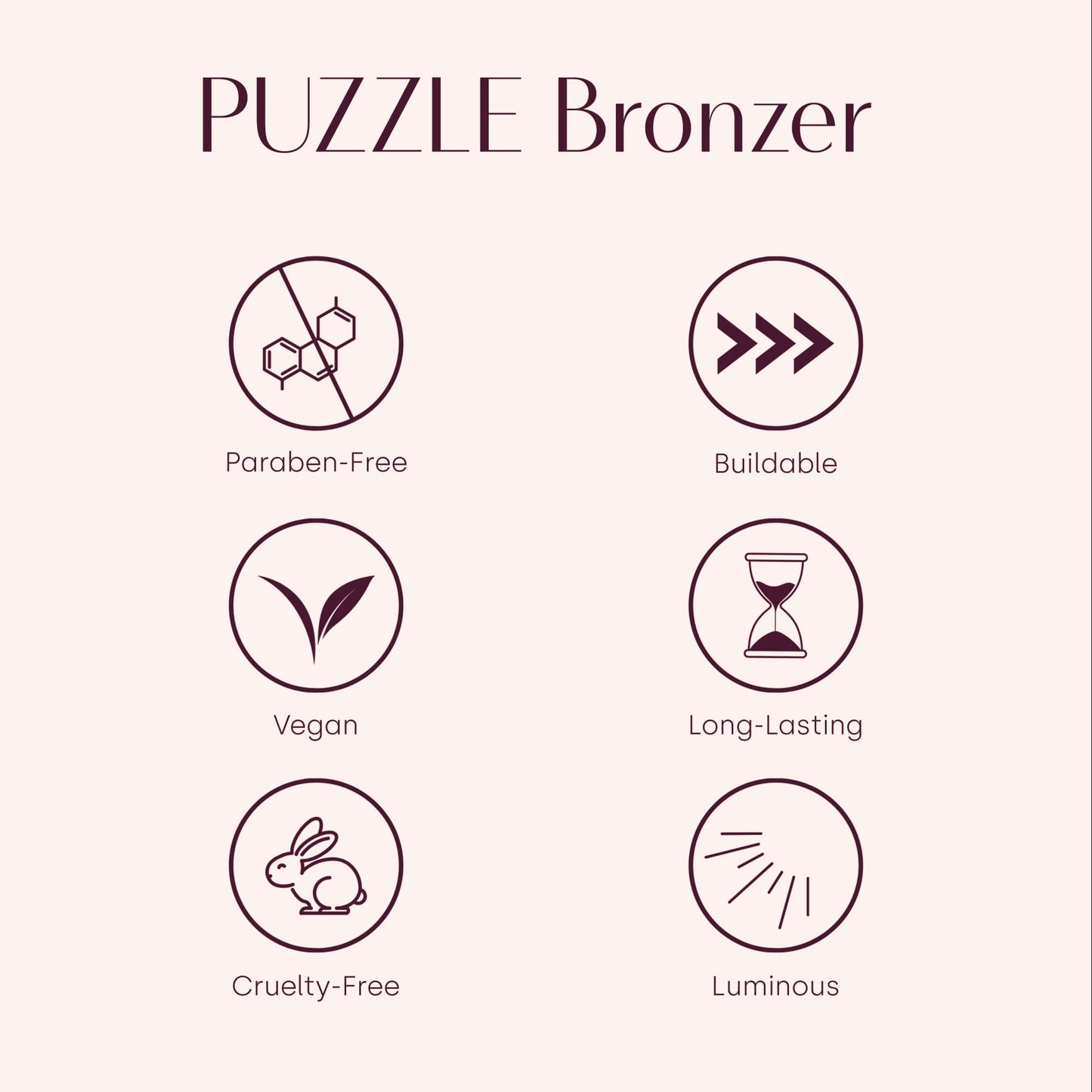 Puzzle Bronzer | Single Pan, Magnetic, Powder, Blendable, Buildable, Long Lasting, Clean, Vegan, Cruelty-Free, Paraben-Free, Eco-friendly, High Beauty & Personal Care PUZZLE