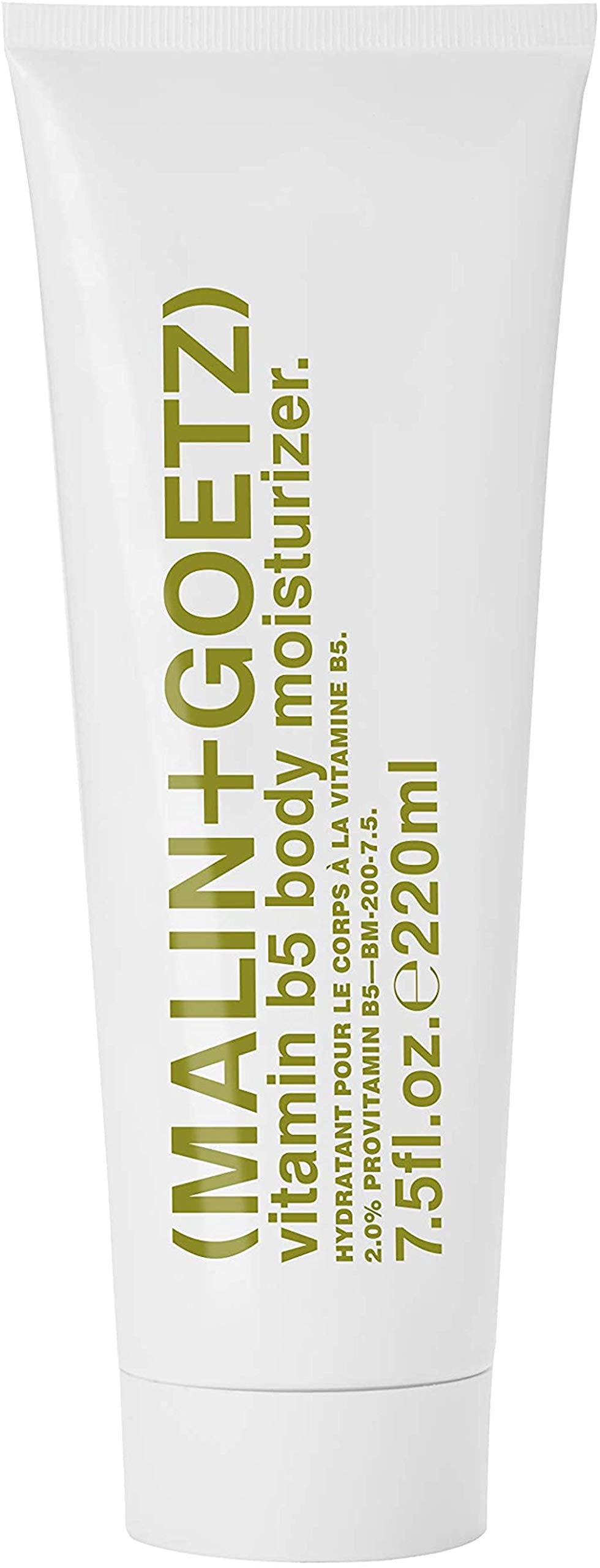 MALIN+GOETZ Vitamin B5 Body Moisturizer, 7.5 Fl. Oz. - Moisturizing Body Cream for Men & Women, Hydrating Hand & Body Lotion, All Skin Types, Vegan Beauty & Personal Care MALIN+GOETZ