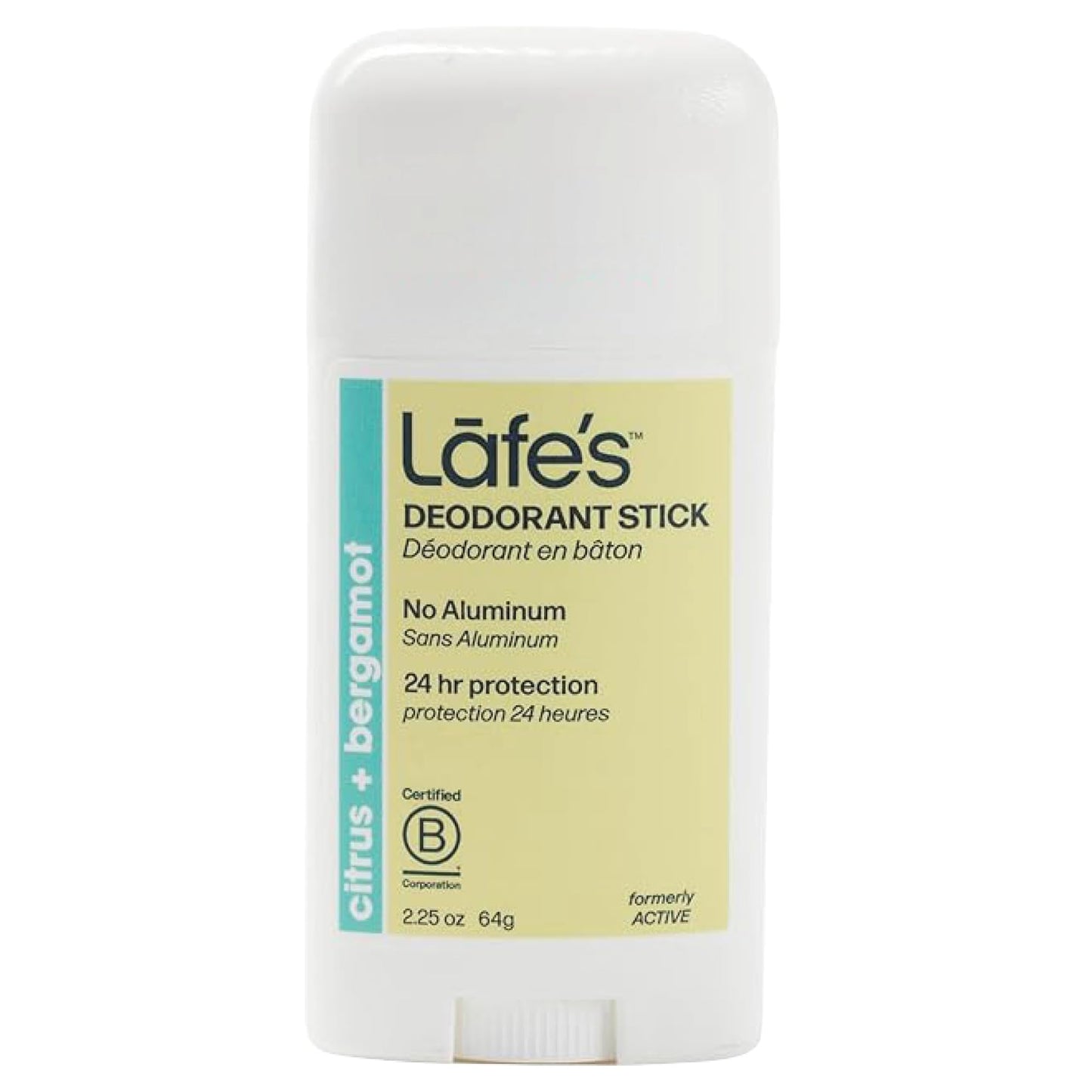 Lafe's Natural Deodorant - 2.25oz Aluminum Free Natural Deodorant Stick for Women & Men - Paraben Free & Baking Soda Free with 24-Hour Protection Beauty and Personal Care Lafe's
