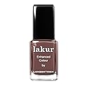 LONDONTOWN lakur Nail Polish - Chip-Resistant, Non-Toxic, Conditions & Hydrates Nails | Glossy Creamy Brown, Natural Charm, .40 fl oz Beauty & Personal Care LONDONTOWN