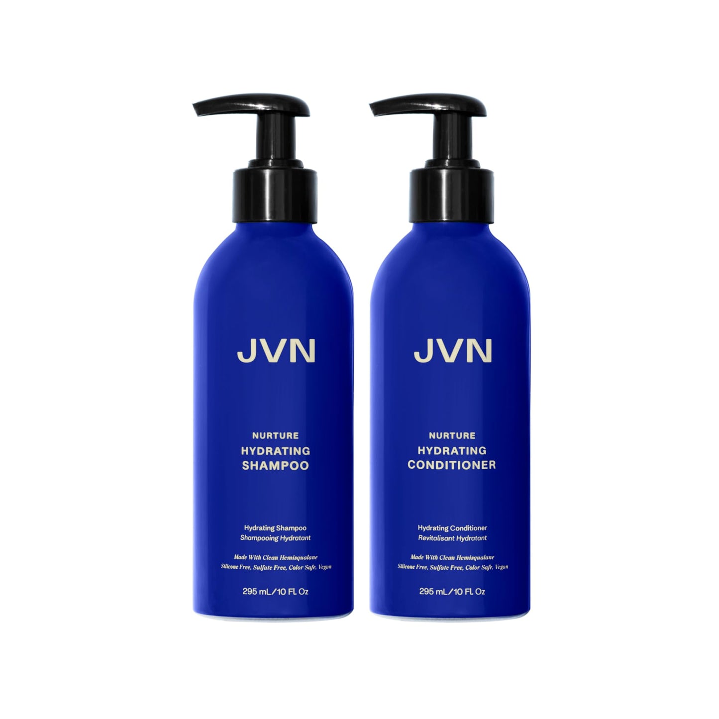 JVN Nurture Hydrating Shampoo and Conditioner Set, 20 Fl Oz, Detangles & Softens Hair, Moisture and Deeply Nourishing, Color Safe Hair Care for Women Beauty & Personal Care JVN